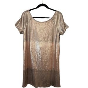Free People Sequin (gradient) Mini Dress: Size S